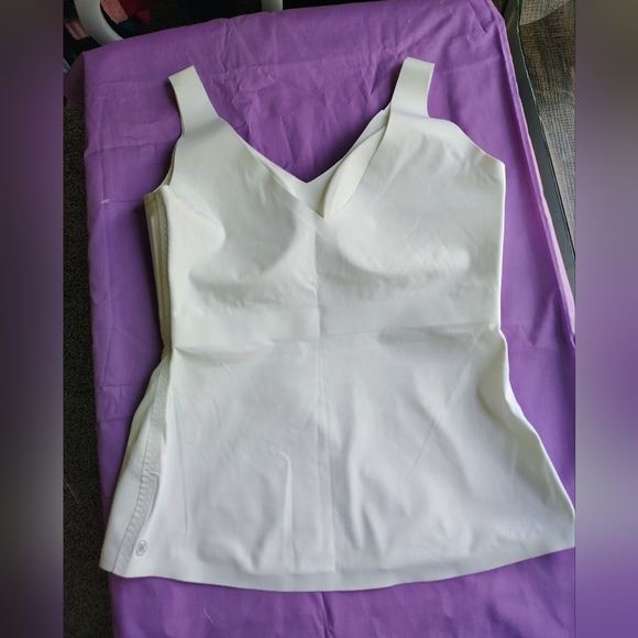 NWOT Honey love liftwear tank top shaperwear wireless Comfortable women L white. - Picture 10 of 17